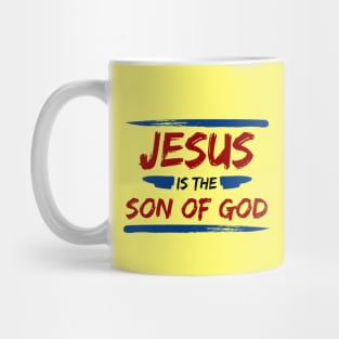 Jesus Is The Son Of God | Christian Typography Mug